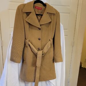 Anne Klein Women's Camel Trench Coat